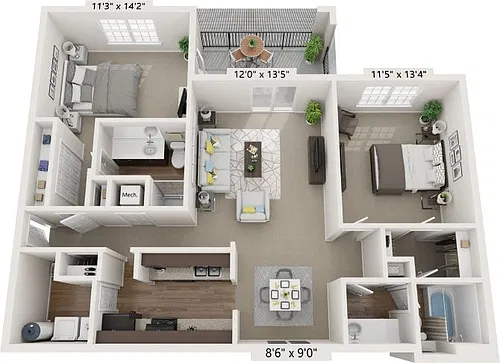 Floor plan B2B