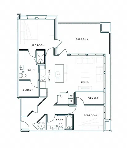 Floor plan 2C