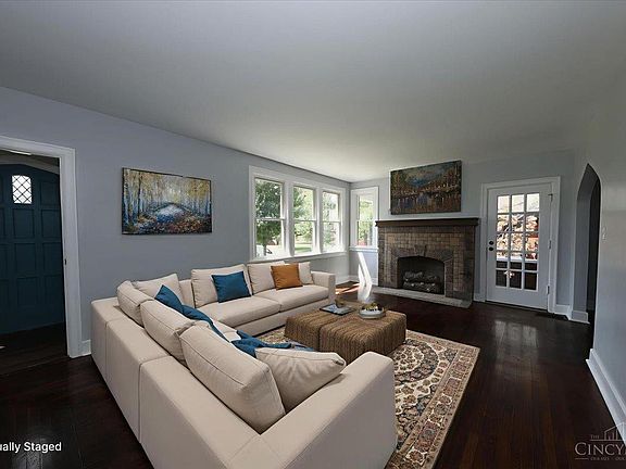 living room with furniture