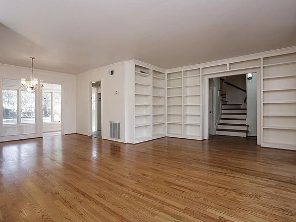 Another view of the living room and dining room.