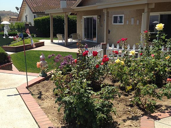 Backyard patio area w/view 