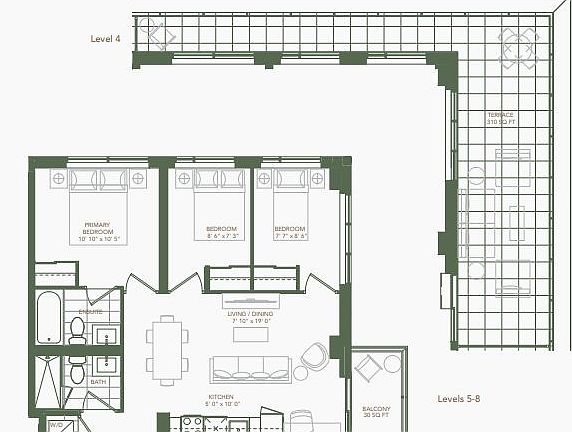 2nd image of 7437 Kingston Rd #428