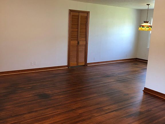 View from living area to dining area