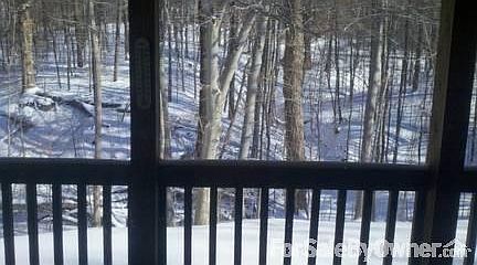 Porch off Master Bedroom : View from master bedroom
