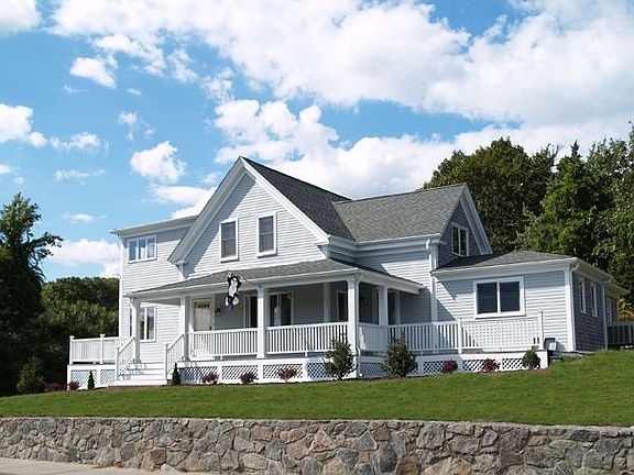 View of home from conservation land.