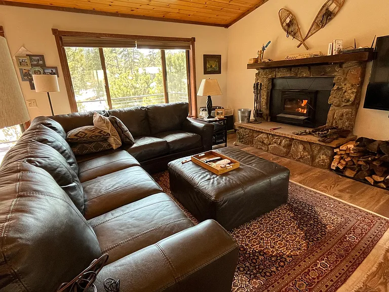 Living Room Fireplace View
