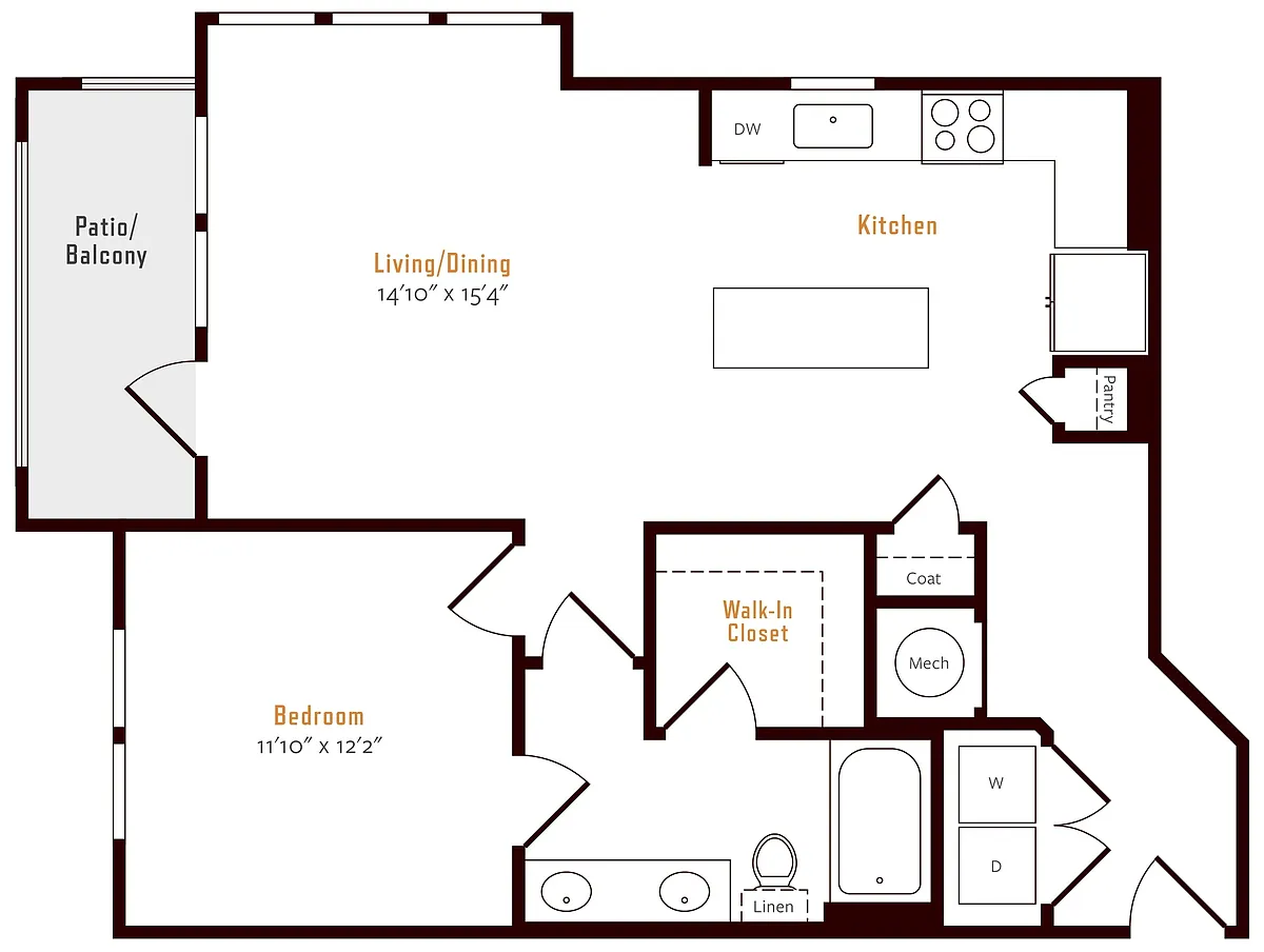 Floor plan A5 Affordable