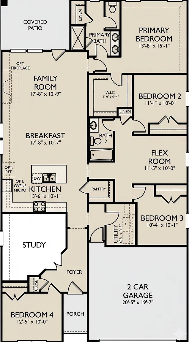 4 bed, 2264 sqft, $2,295 — Photo 2