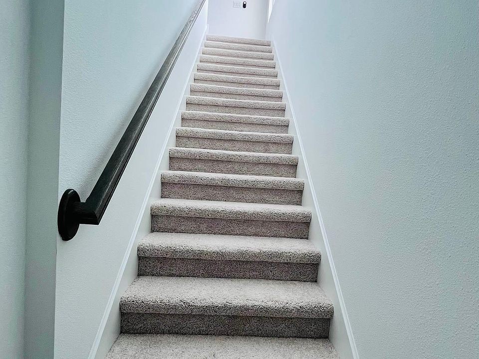 Stairs to apartment from foyer