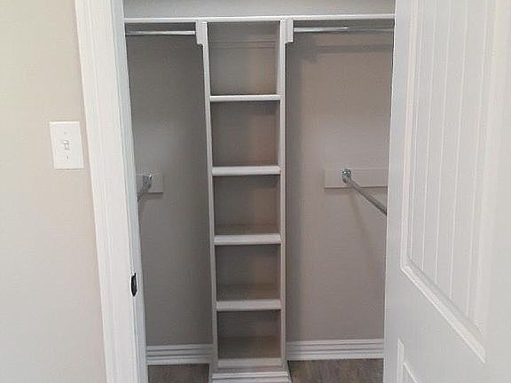 Walk in closets in every roo