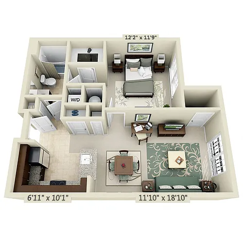 Floor plan A1A