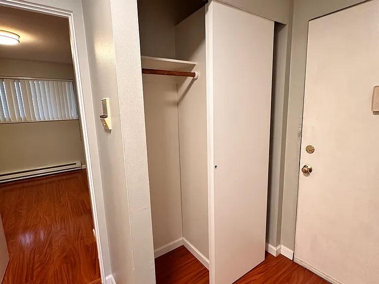 Hallway storage closet