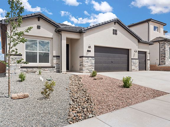 Elevation B - Azure 3 Car Option