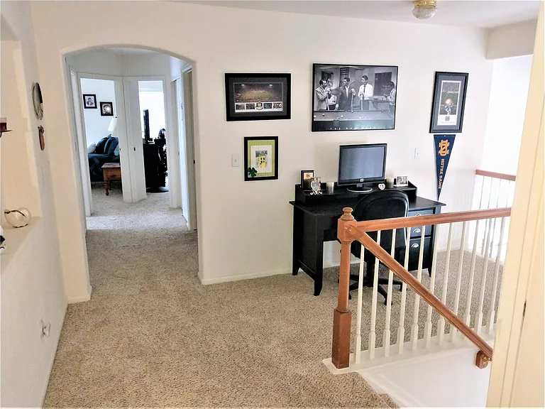Landing at top of stairs on top floor