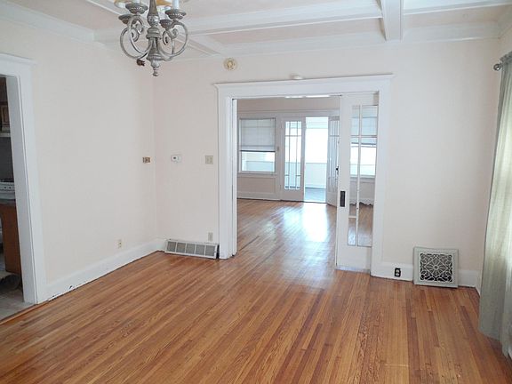 Dining room looking into Living Room and the three season porch