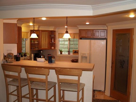 Eating area at the kitchen watching the chef whip up a nice meal. Walk in pantry which also has the 