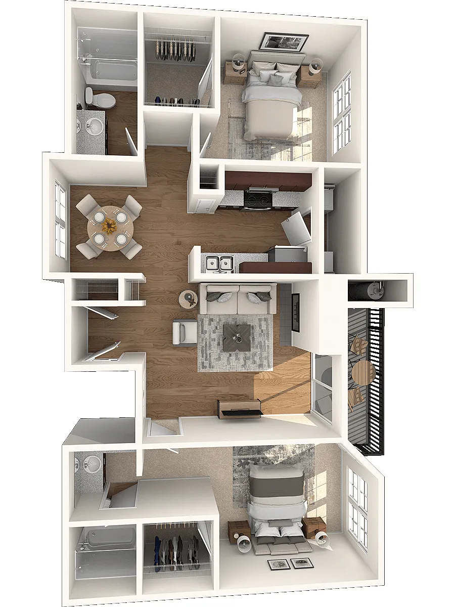 Floor plan Rose Bud