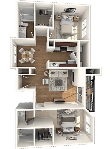 Floor plan Rose Bud