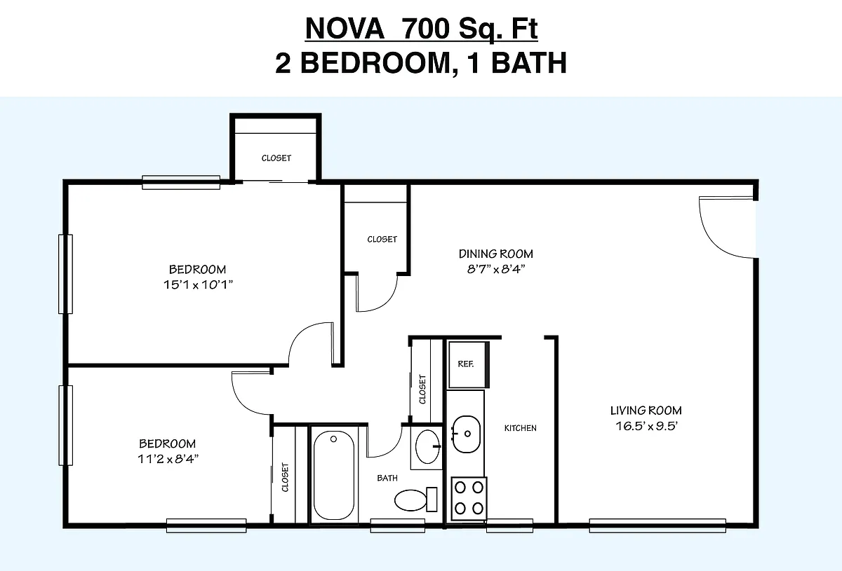 Floor plan Nova