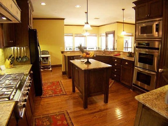 spacious kitchen with gourmet conveniences