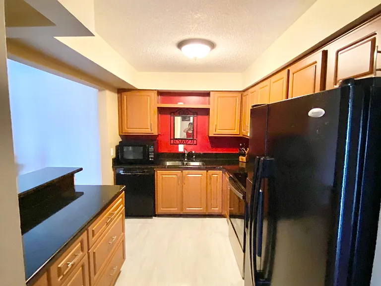 Kitchen view from hallway