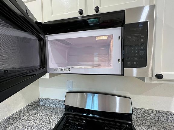 brand new microwave and oven