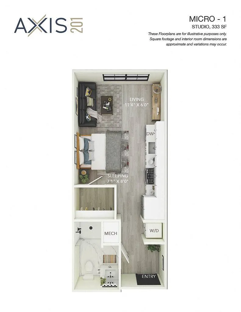 Floor plan Studio