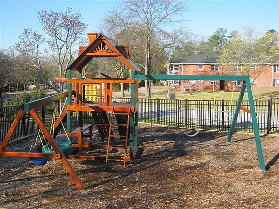 fenced in playground