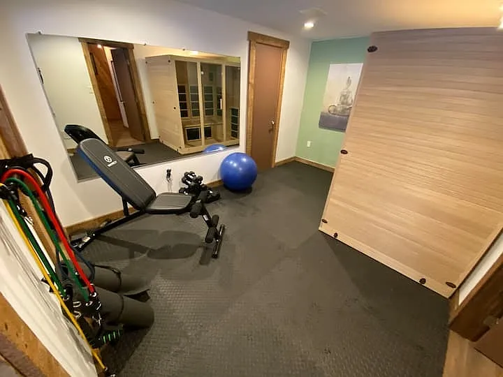 Indoor Gym/Sauna Wellness Area