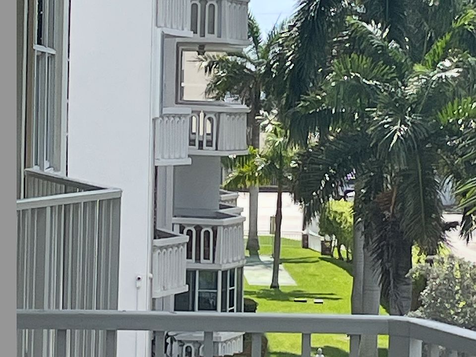 Beautiful Views from Large Balcony Facing Beach to the East, Golden Beach to the South and Intercoastal to the West toward Gulfstream Park