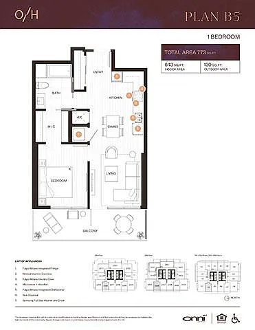 Floor plan Plan B5