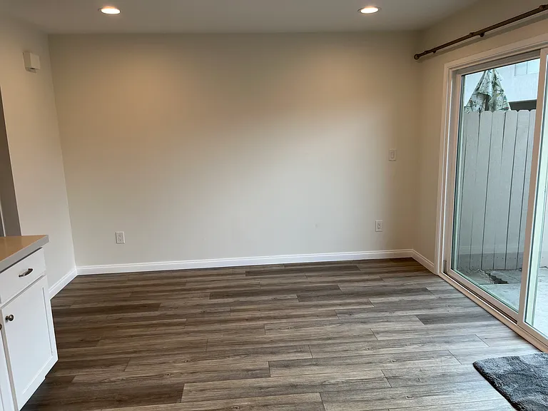 Eat-in kitchen (goes to patio); works as a family room