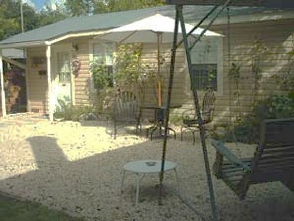 Bench Swing Facing Cottage