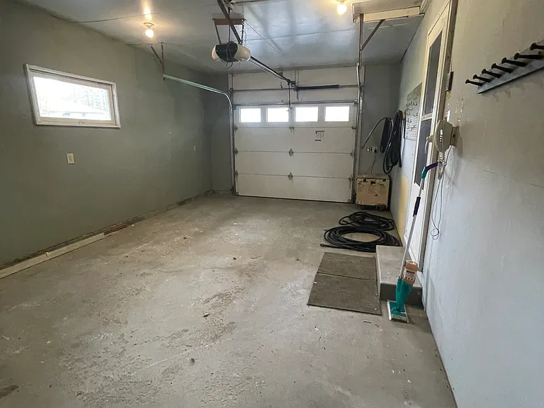 Attached garage