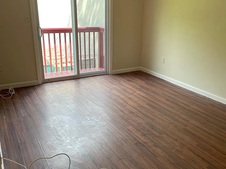 Master bedroom with balcony