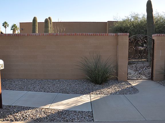 Front Brick Wall Entrance