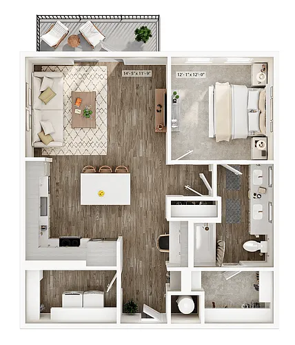 Floor plan A14