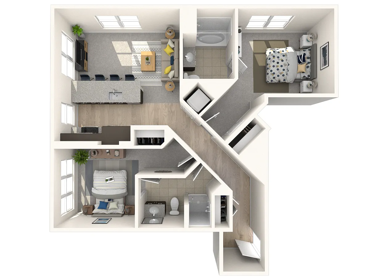Floor plan B6