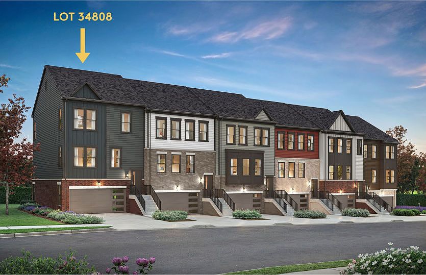 The Isleton with a Rooftop Terrace boasts 4-levels of living space and a backyard in Laurel, MD