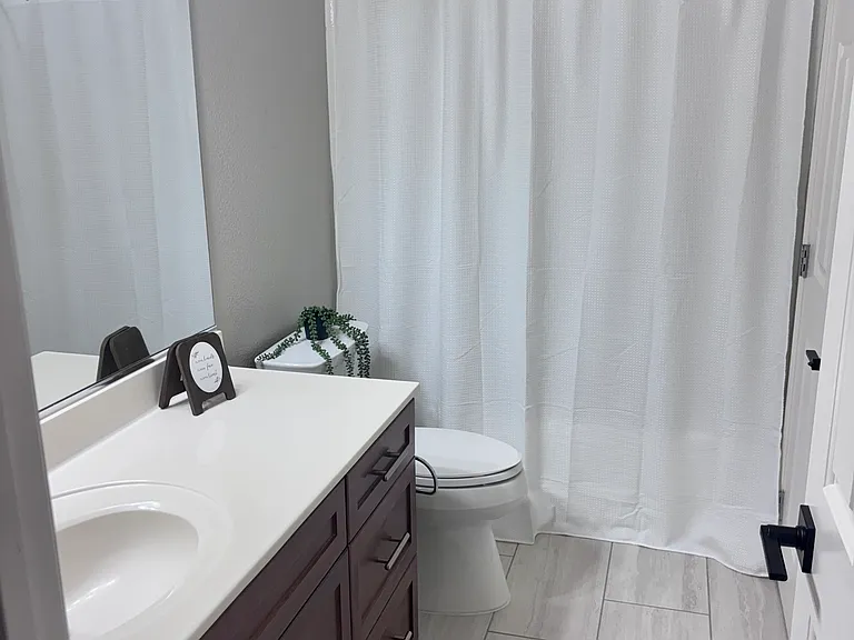First-Floor Full Bathroom with Dual Access