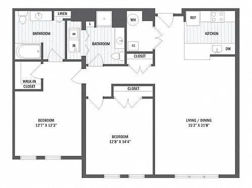 Floor plan B15 - Classic