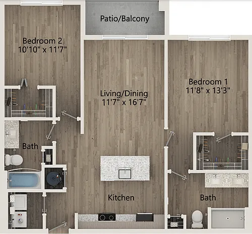 Floor plan B1