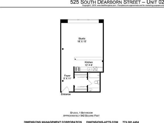 2nd image of 525 S Dearborn St APT 202
