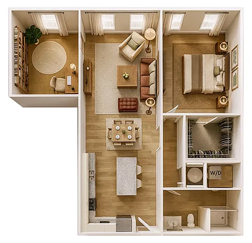 Floor plan Skimmer