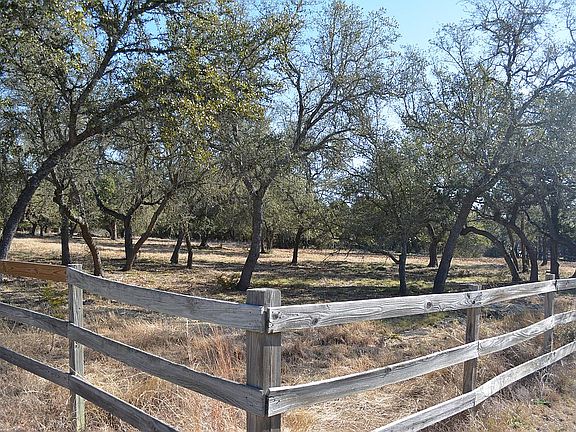 Southwest corner of property