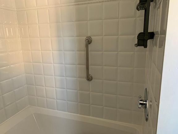 Tiled bath and shower