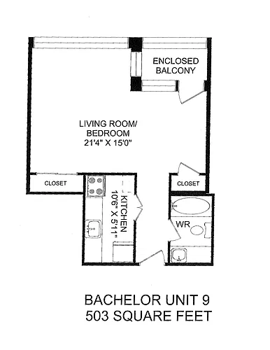 Floor plan Bachelor