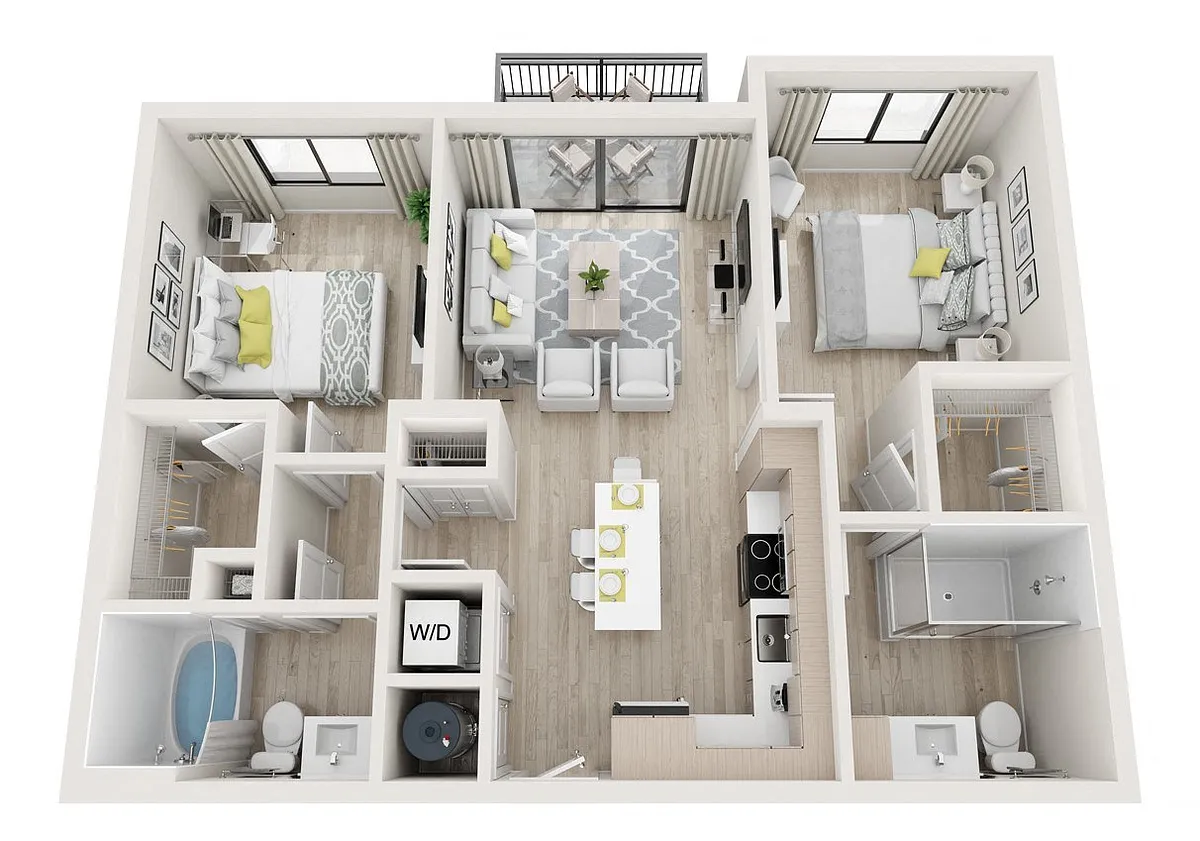 Floor plan B1 - Serenity