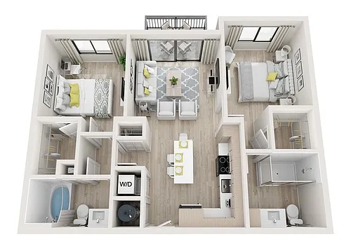 Floor plan B1 - Serenity