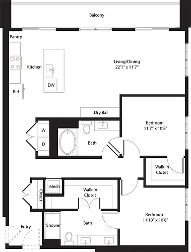 Floor plan Sangria